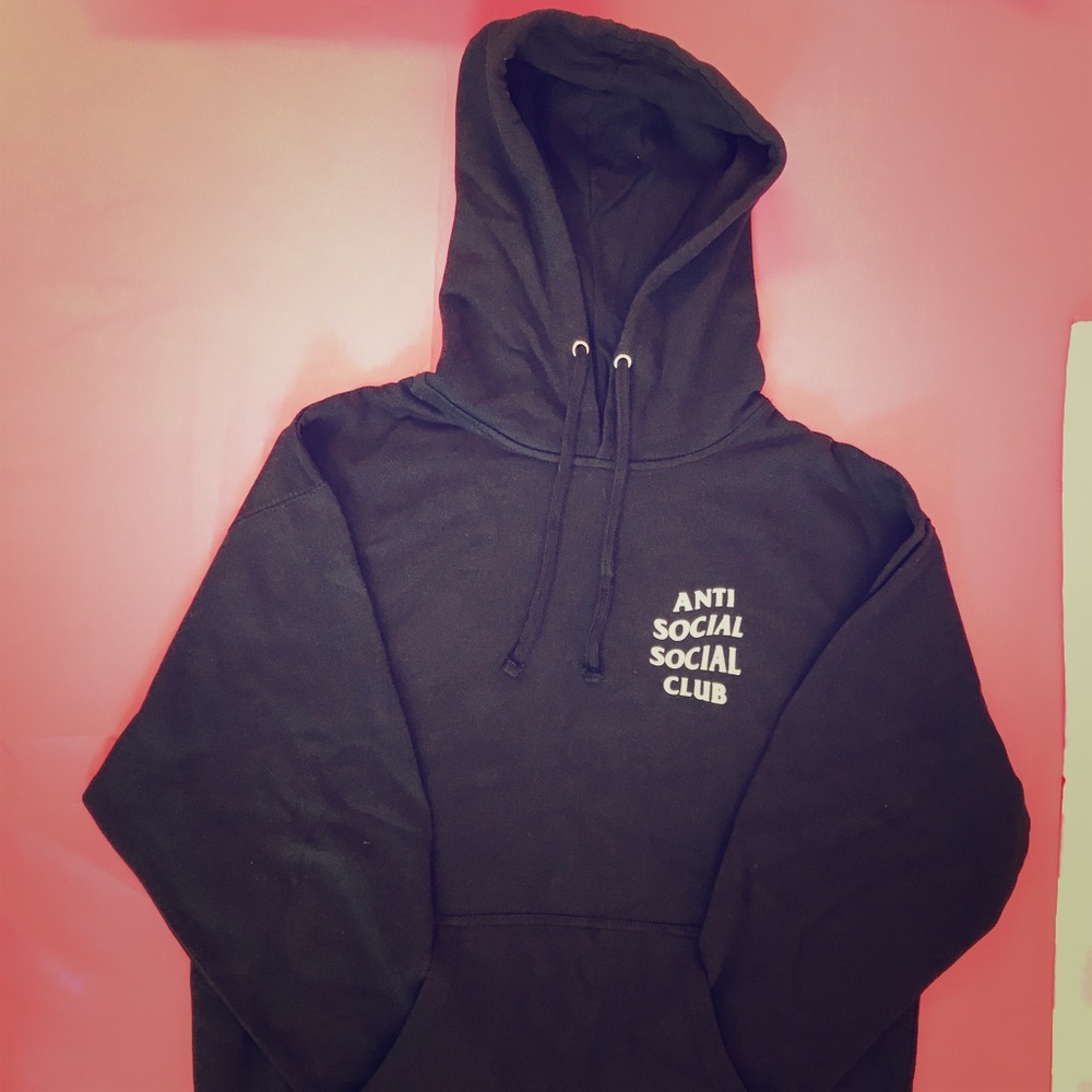 AntiSocialSocialClub/ Mind Games Black Hoodie